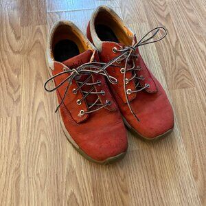 Timberland Red Short Leather Boots Men’s Size 10M